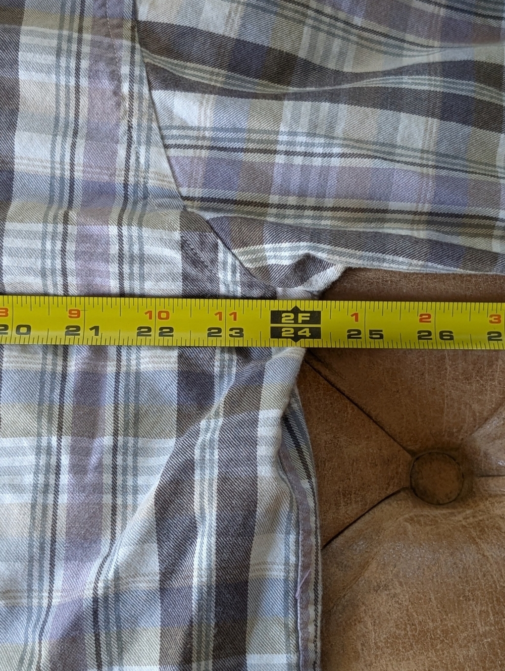 Viyella Vintage Canada Cotton Wool Plaid Button Down Long Sleeve Shirt Size XL - Picture 7 of 8